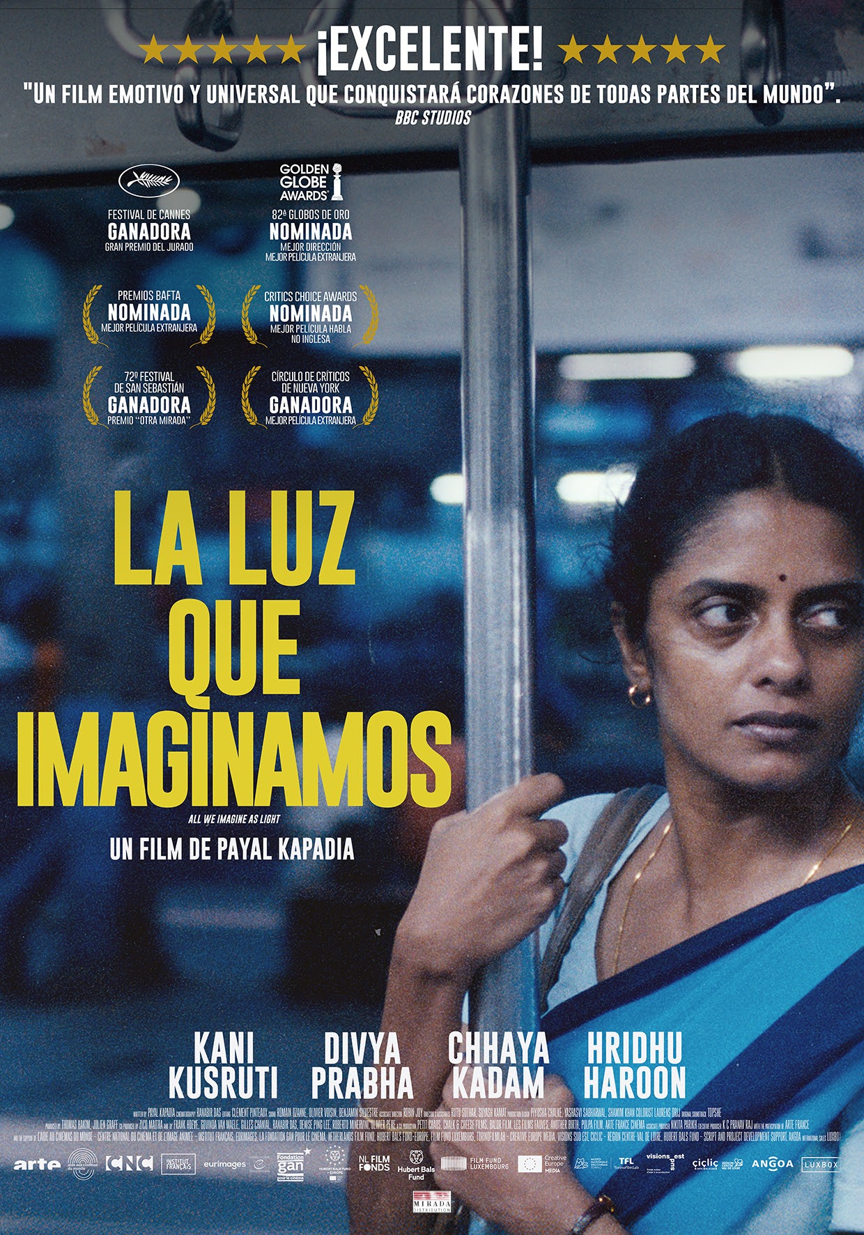 «La luz que imaginamos»: Una historia de amistad en Mumbai. Estreno el 18 de septiembre