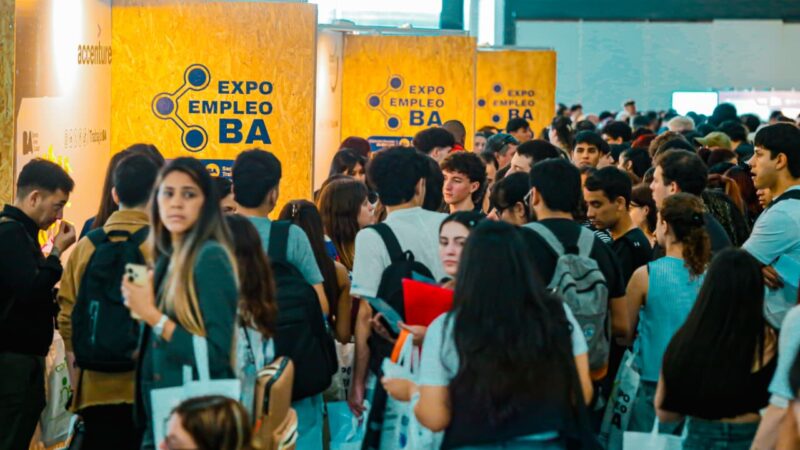 Gran convocatoria en la Expo Empleo BA “Ciudad Futuro”: más de 13 mil personas participaron en La Rural
