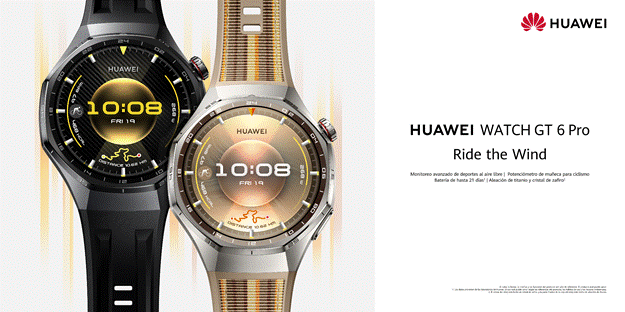 Huawei presentó el nuevo WATCH GT 6 Series con batería de hasta 21 días y compatibilidad con iOS y Android