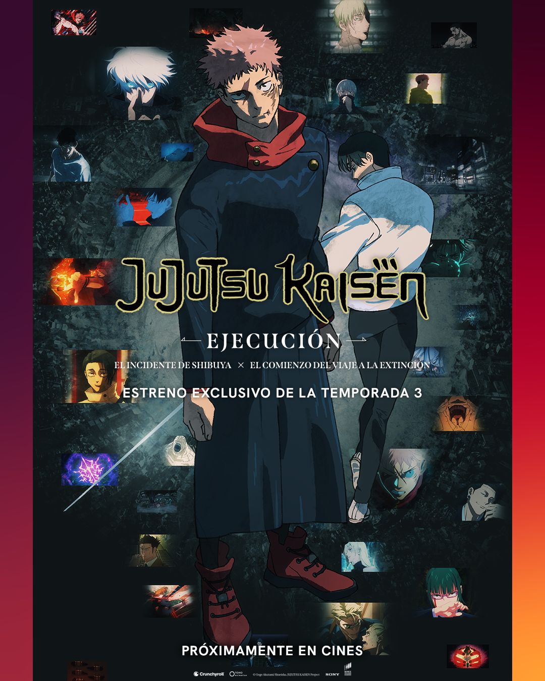 Crunchyroll y Sony Pictures anuncian estreno en cines de «JUJUTSU KAISEN: Ejecución