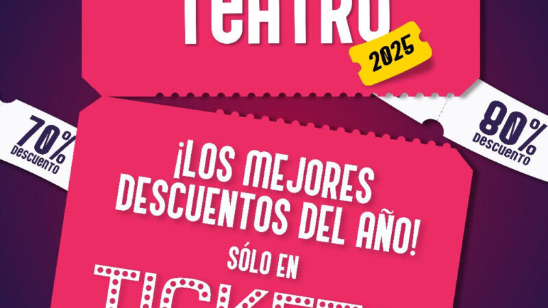 Vuelve «Vení al Teatro»: Descuentos del 60% al 90% para la cartelera porteña