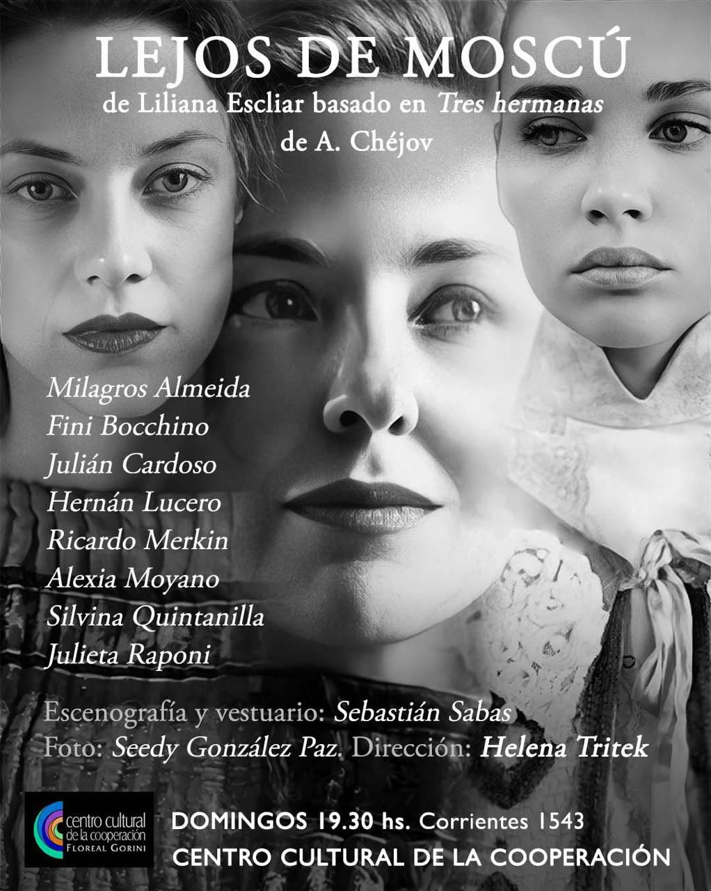 Se estrena “Lejos de Moscú”, la versión de Chéjov con dirección de Helena Tritek