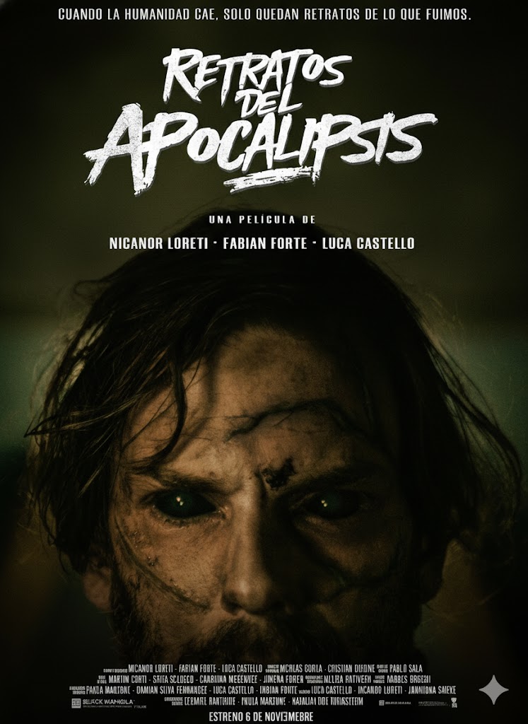 Llega “Retratos del Apocalipsis”: un universo Zombi dirigido por Luca Castello, Fabián Forte y Nicanor Loreti