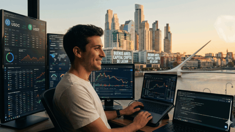 El impacto del «mes Cripto»: profesionales argentinos eligen dólares digitales para exportar servicios