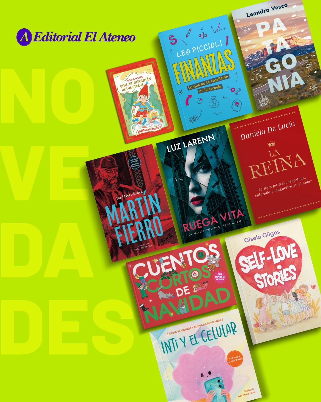 📚 Novedades de Noviembre 2025 en Editorial El Ateneo