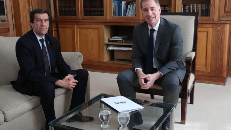 Santilli se reúne con el gobernador Sadir para buscar apoyos clave en la agenda legislativa