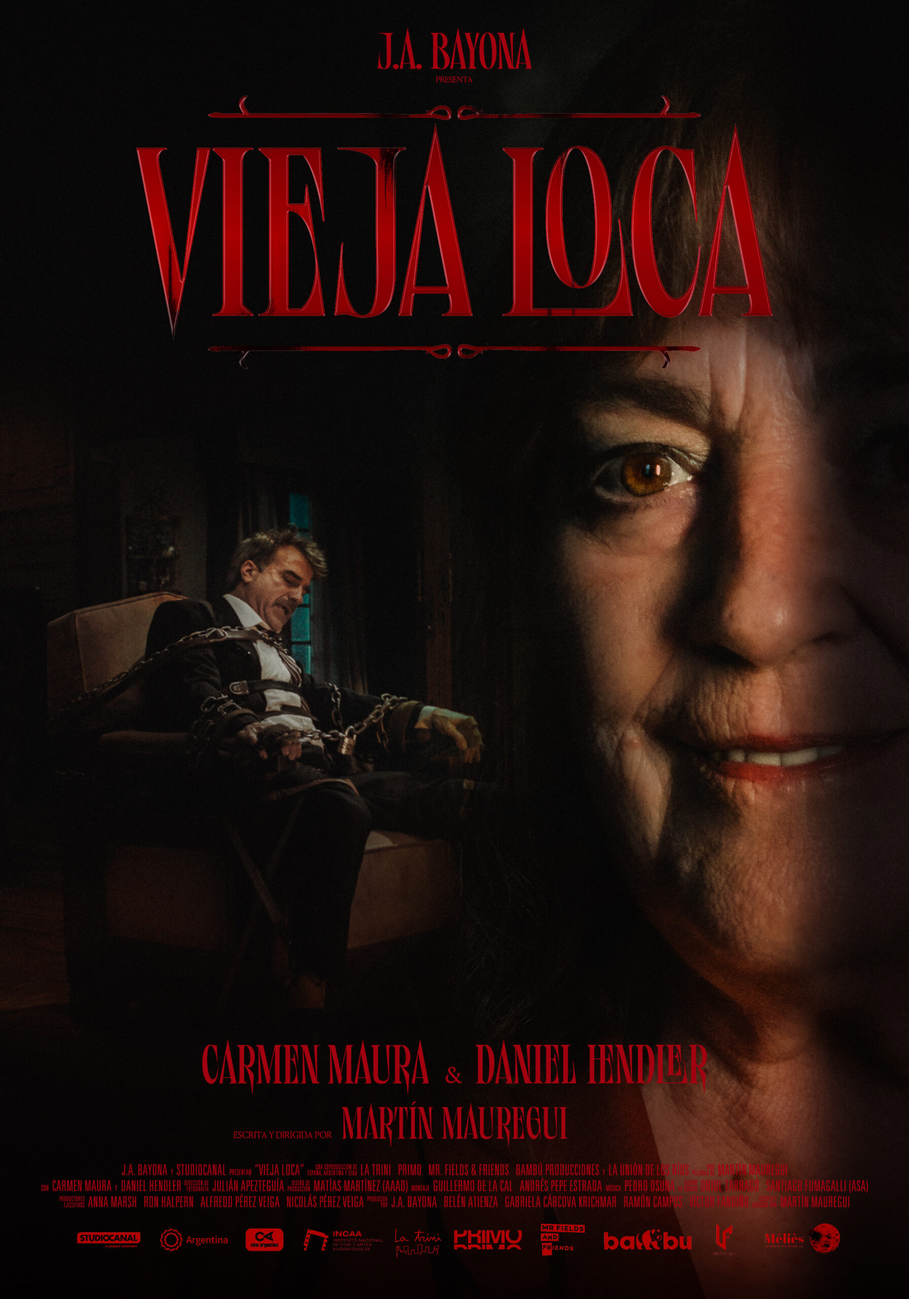 Llega a los cines «Vieja Loca» un thriller con Carmen Maura y Daniel Hendler. Estreno 13 de noviembre