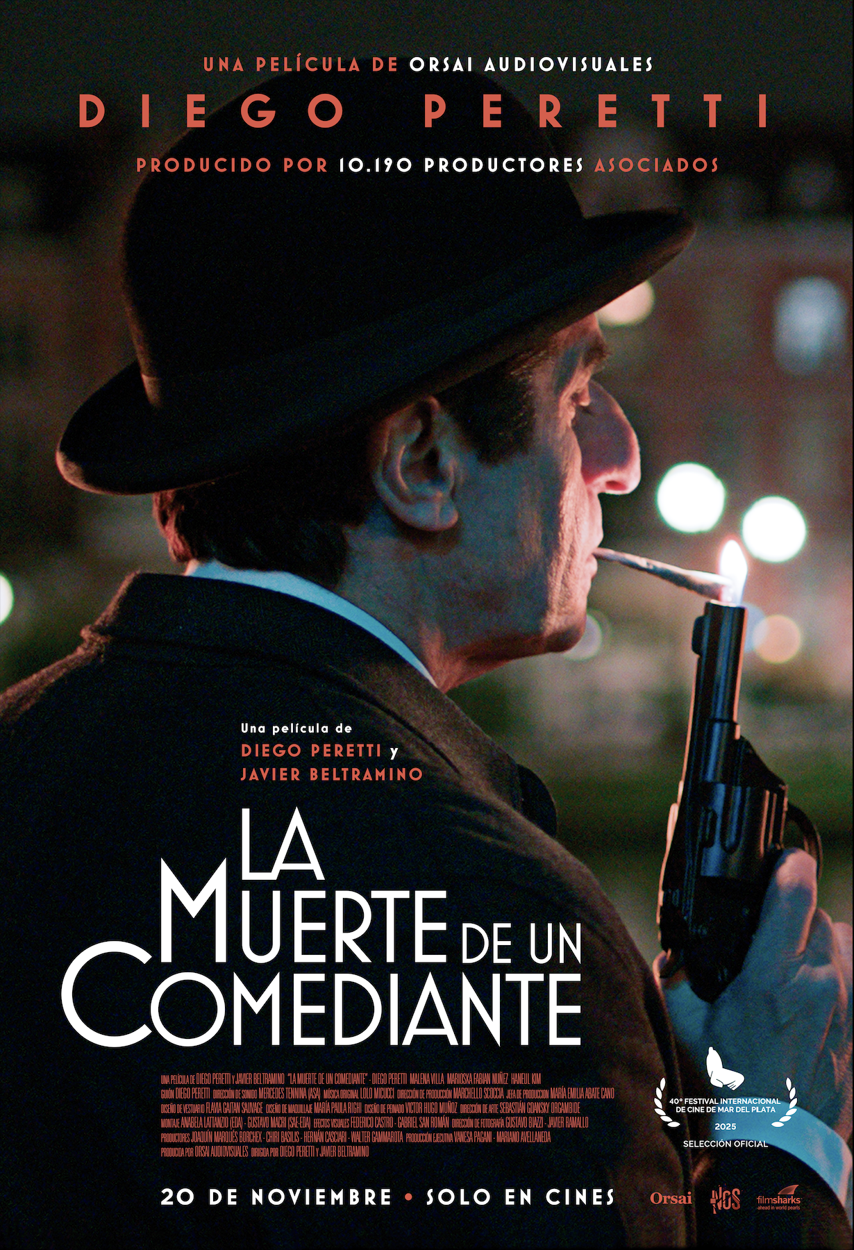 Orsai Audiovisuales estrena «La muerte de un comediante»,  dirigida por Diego Peretti y Javier Beltramino.