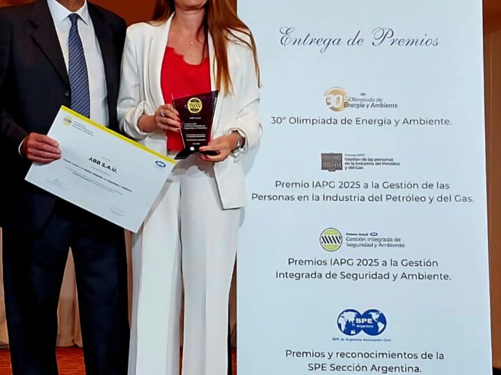 ABB galardonada por el IAPG  por su compromiso con la Gestión Integrada de Seguridad y Ambiente en petróleo y gas