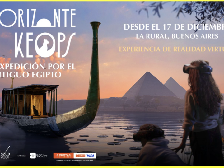 De Egipto a Palermo: «El Horizonte de Keops» aterriza en La Rural con una experiencia inmersiva única