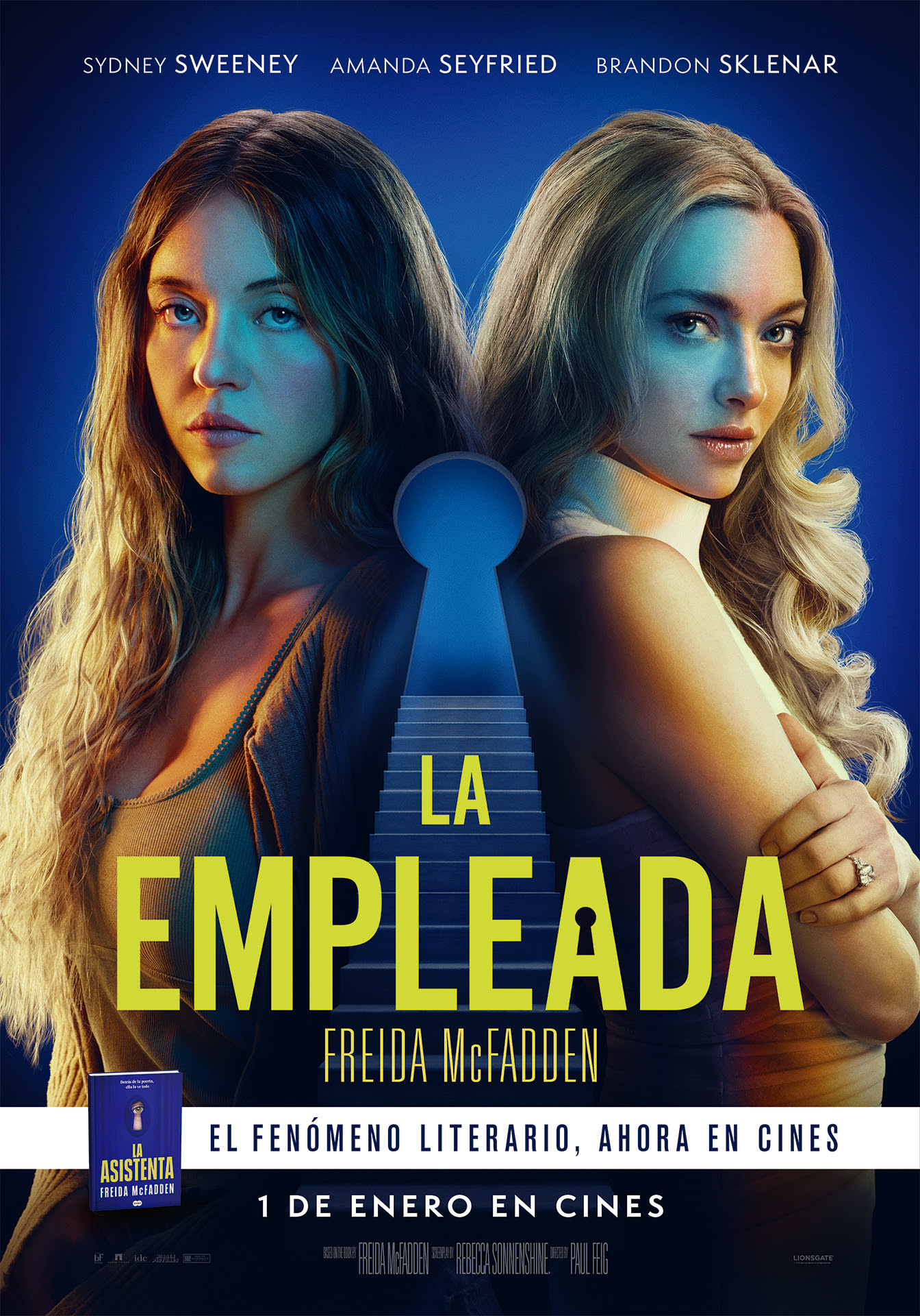 “La empleada”, con Sydney Sweeney y Amanda Seyfried llega, este jueves 1 de enero, a 143 salas de cines.