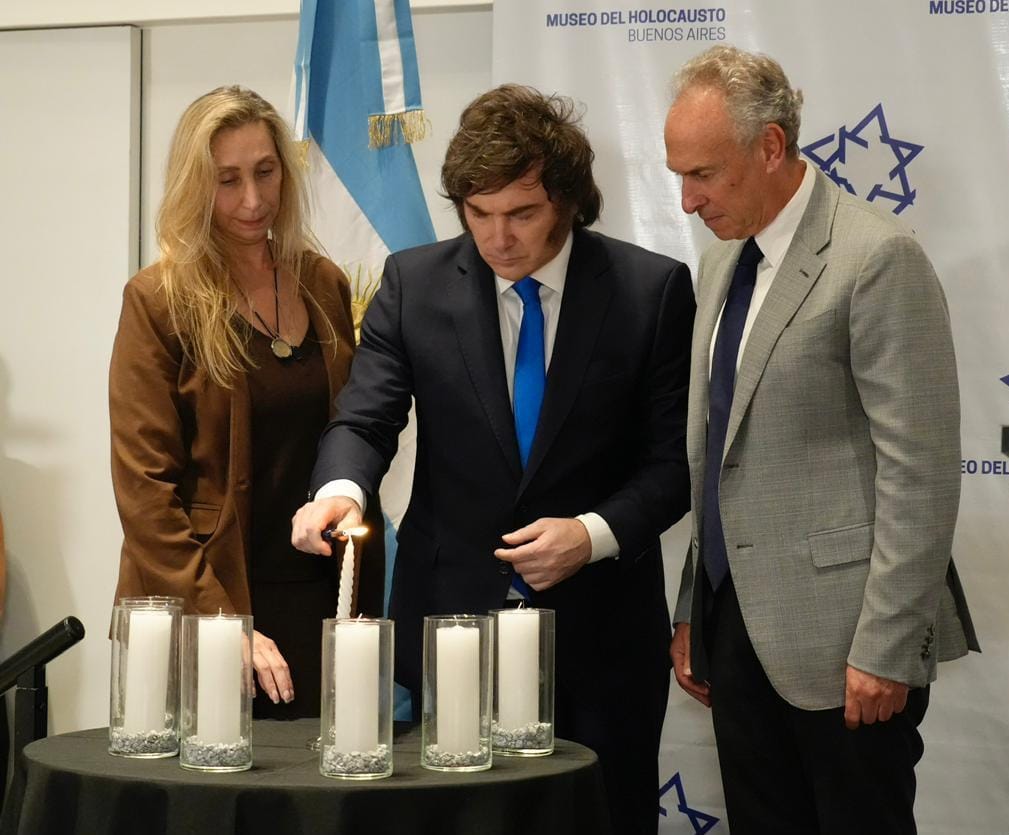 Milei: “Mientras sea presidente, tendremos tolerancia cero con el antisemitismo”