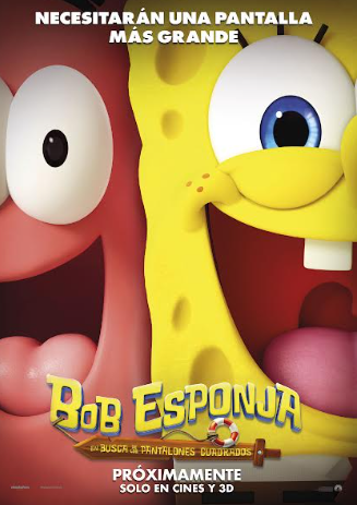 Bob Esponja regresa al cine con  «En busca de los pantalones cuadrados»