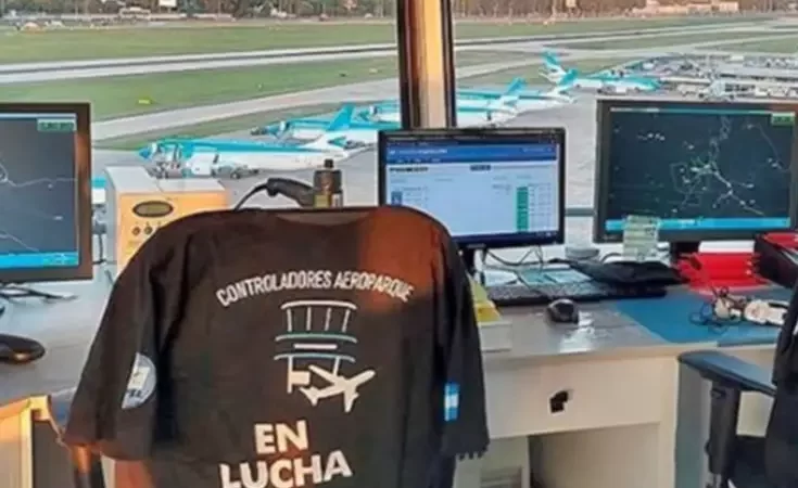 Alerta en aeropuertos: los controladores aéreos anunciaron un paro de cinco días