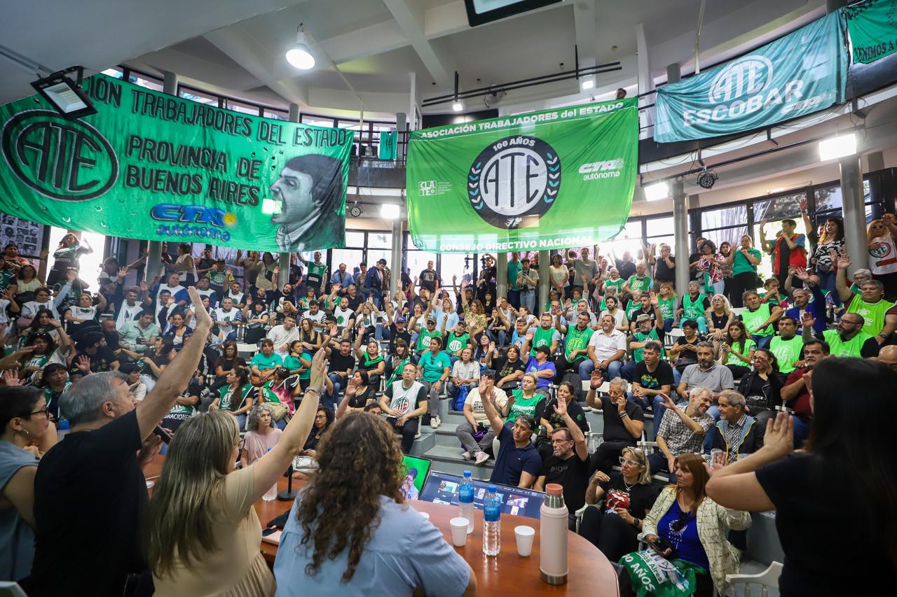 ATE profundiza el conflicto: Plenario el lunes 9 y nuevas medidas de fuerza tras el 11 de febrero