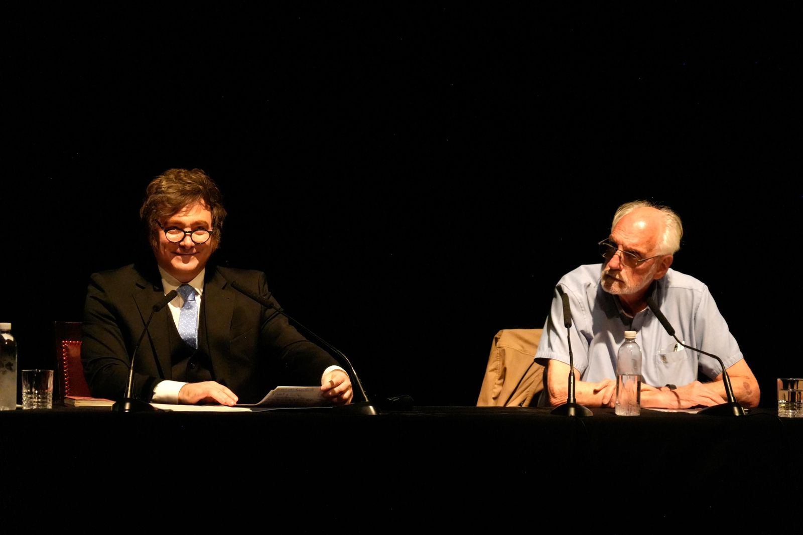 El presidente Javier Milei encabezó hoy un homenaje a Adam Smith en el Palacio Libertad