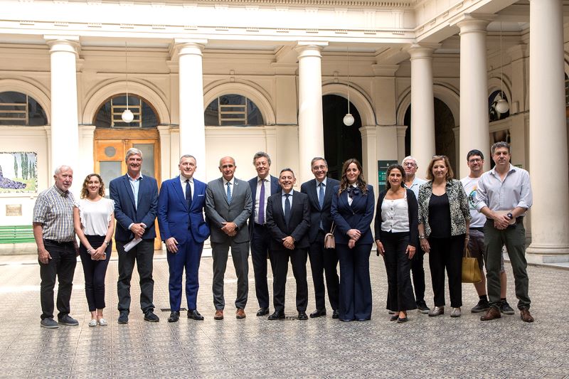 La UNLP estrecha lazos con Italia: reunión estratégica con la Universidad de Nápoles Parthenope