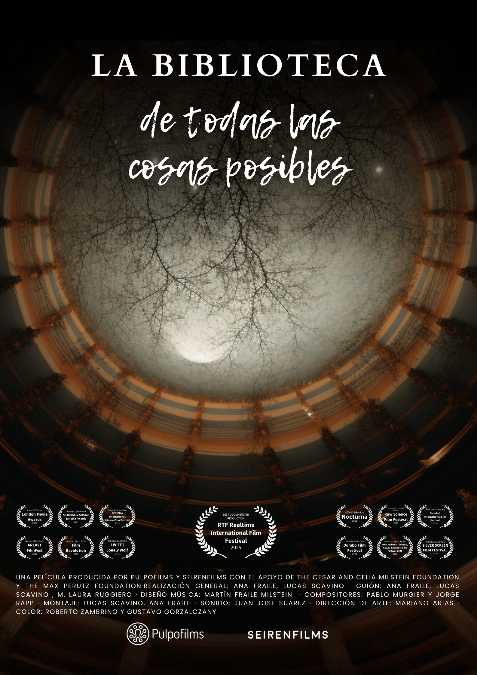 Se estrena «La biblioteca de todas las cosas posibles», un viaje al universo de César Milstein