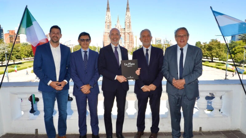 La Plata: Alak y el Embajador de Italia consolidan lazos: cooperación estratégica y distinción de Visitante Ilustre