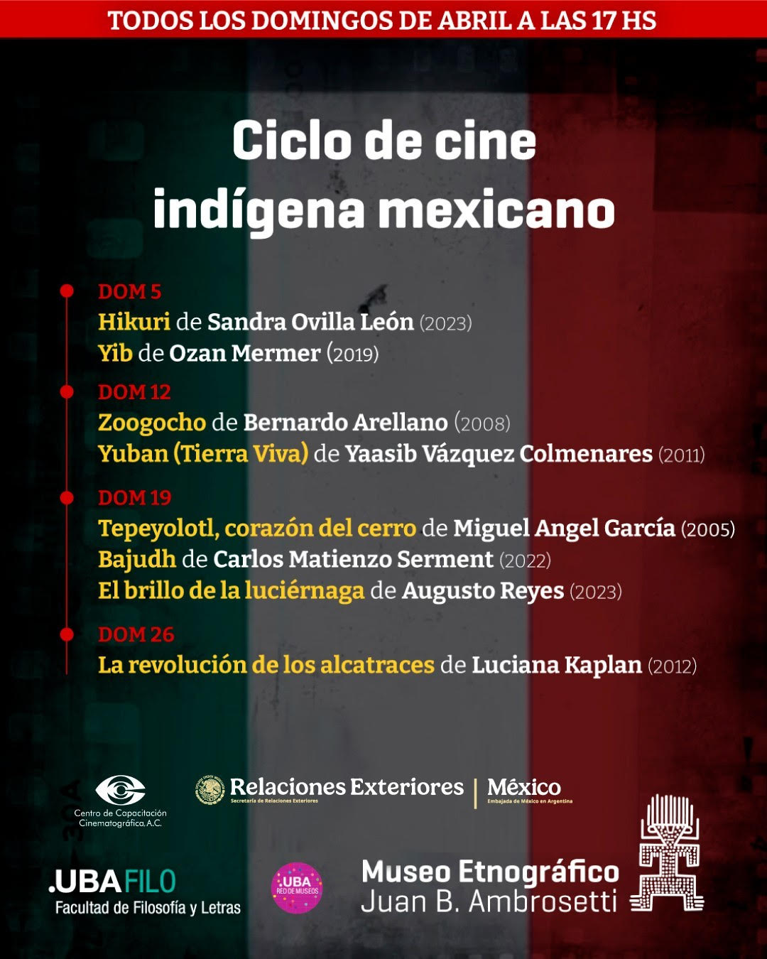 Buenos Aires recibe un ciclo imperdible de cine indígena mexicano