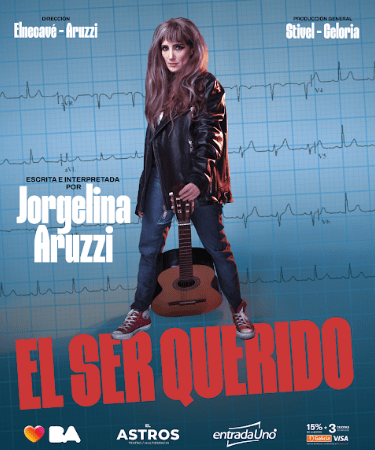 Jorgelina Aruzzi llega al Teatro Astros con «El ser querido»: un viaje entre el humor y el rock