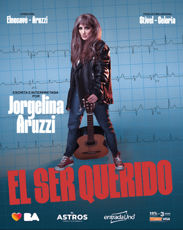 Jorgelina Aruzzi llega al Teatro Astros con «El ser querido»: un viaje entre el humor y el rock