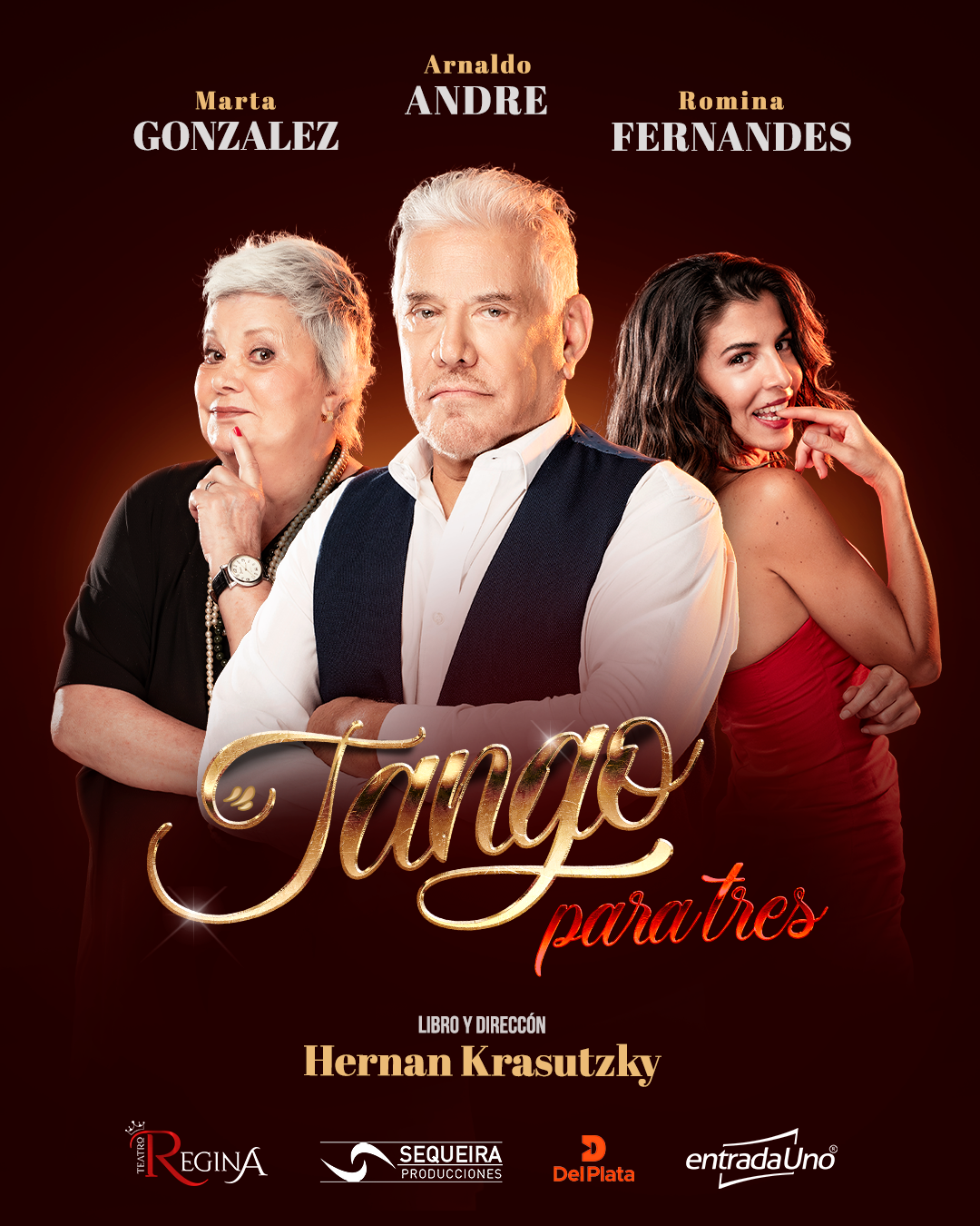 Duelo de leyendas: Arnaldo André y Marta González brillan en el estreno de «Tango para tres»
