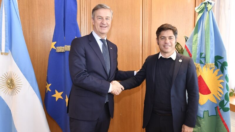 Agenda de cooperación: Kicillof recibió a Erik Høeg para fortalecer la relación con la Unión Europea