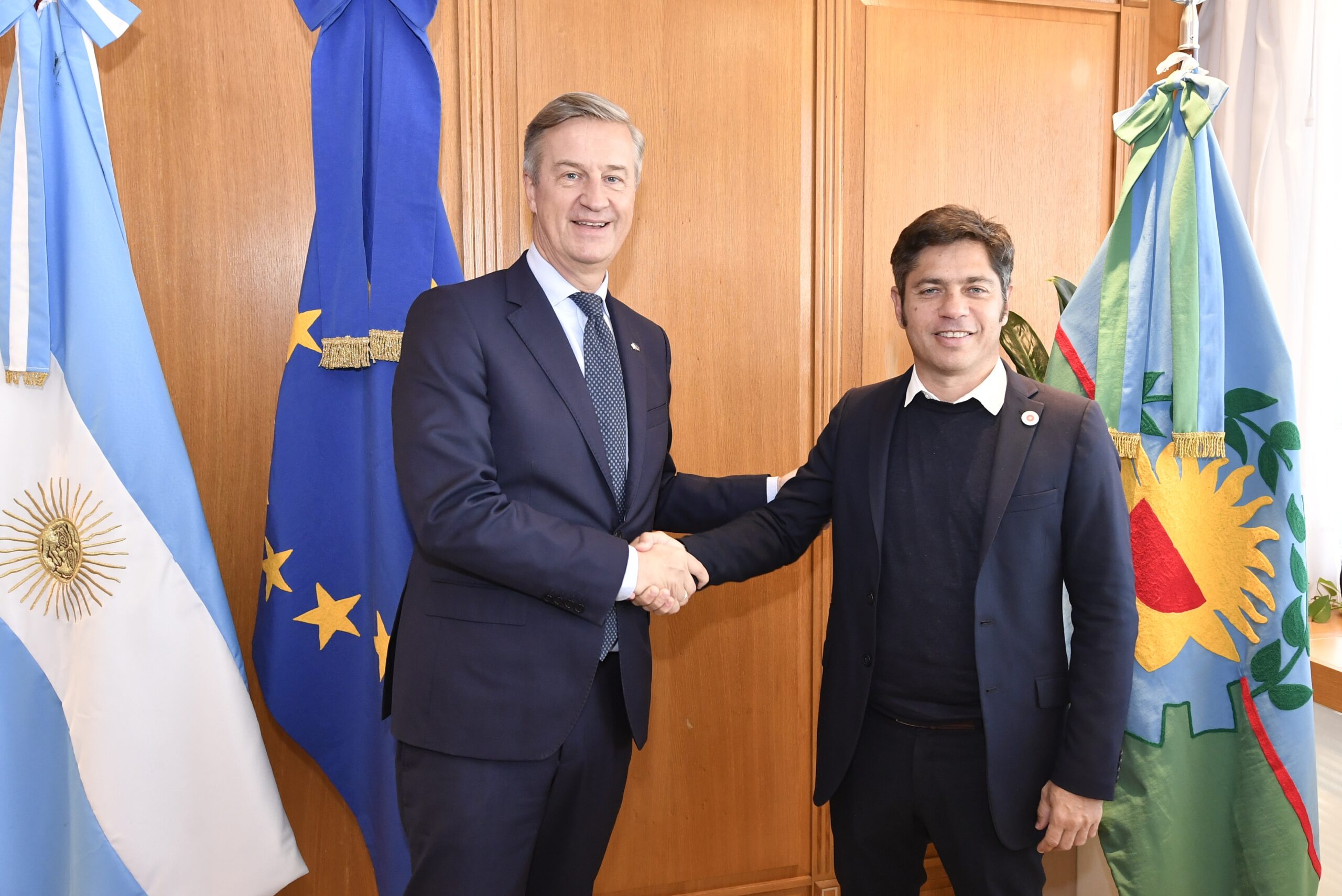 Agenda de cooperación: Kicillof recibió a Erik Høeg para fortalecer la relación con la Unión Europea