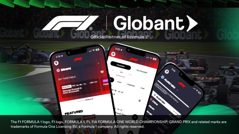Globant impulsa una nueva experiencia conectada para los aficionados de Formula 1®