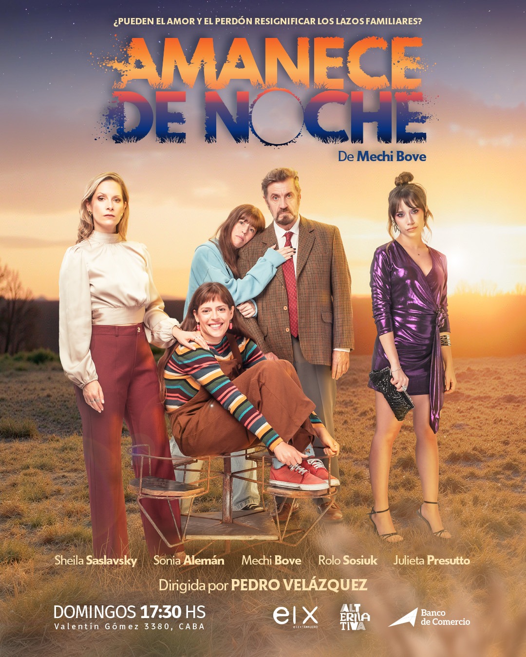 «Amanece de noche»: el esperado regreso de Mechi Bove al teatro con un relato sobre los lazos familiares