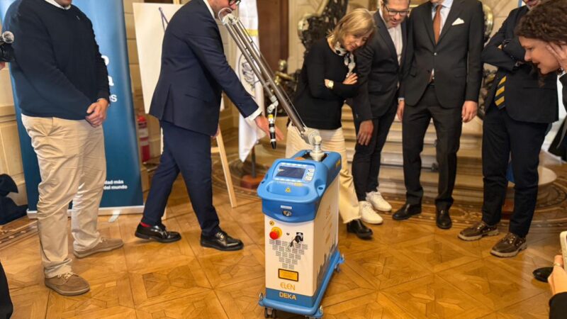 Buenos Aires incorpora un sistema láser italiano para restaurar obras de arte