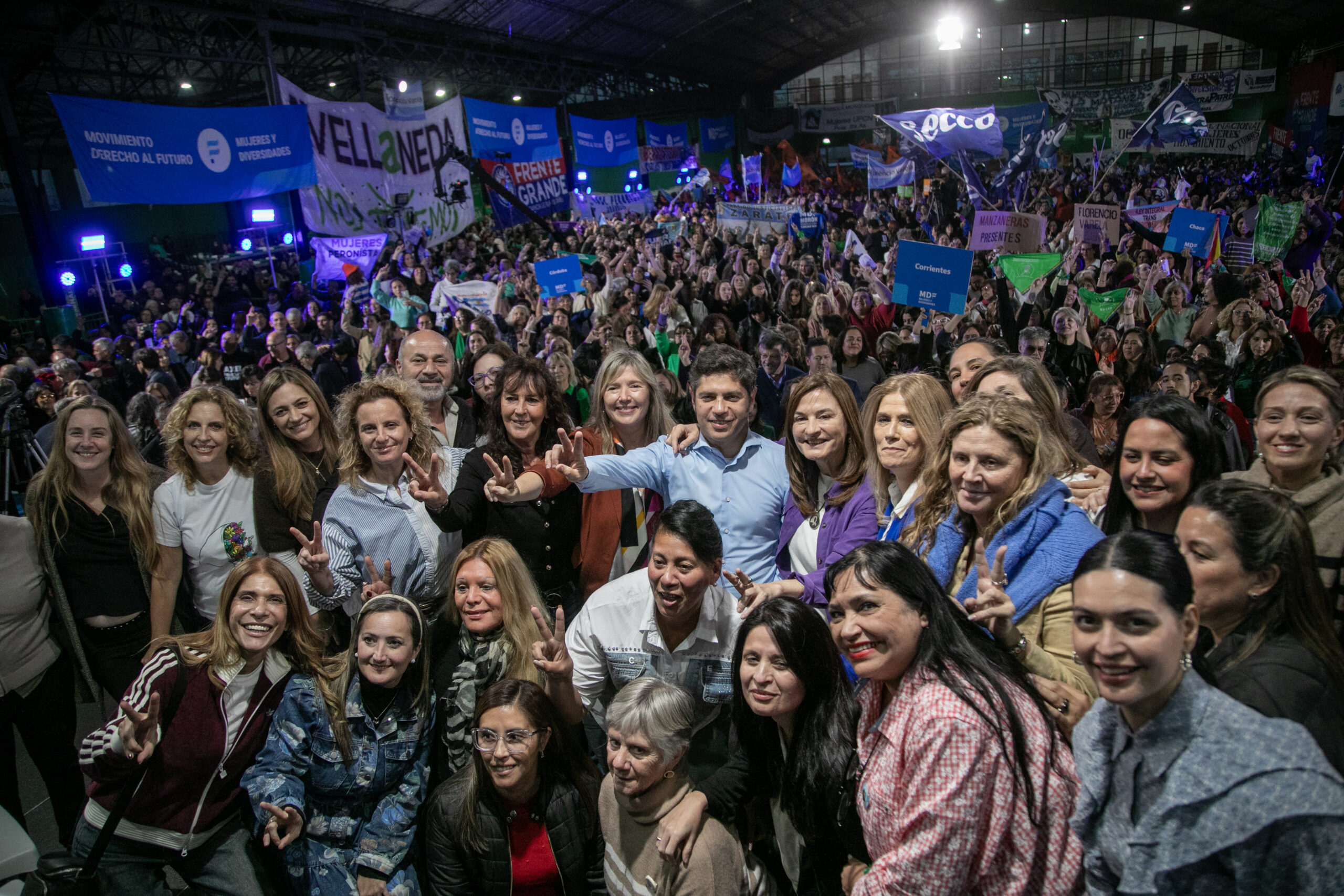 Kicillof en Ensenada: “Las mujeres estuvieron en la vanguardia de la resistencia a Milei desde el primer día”