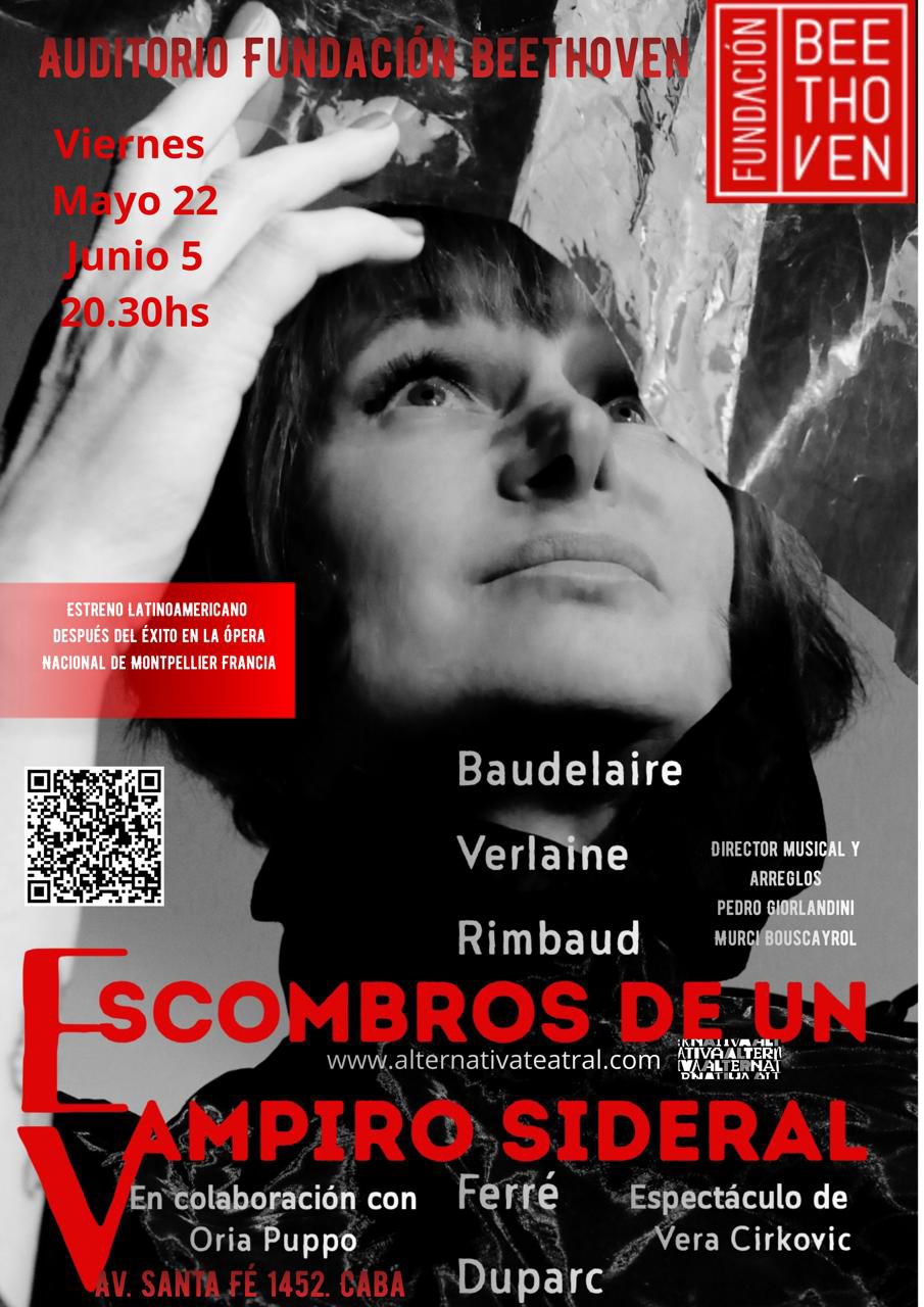 «Escombros de un vampiro sideral»: la vanguardia de Vera Cirkovic llega a Buenos Aires tras su éxito en Francia