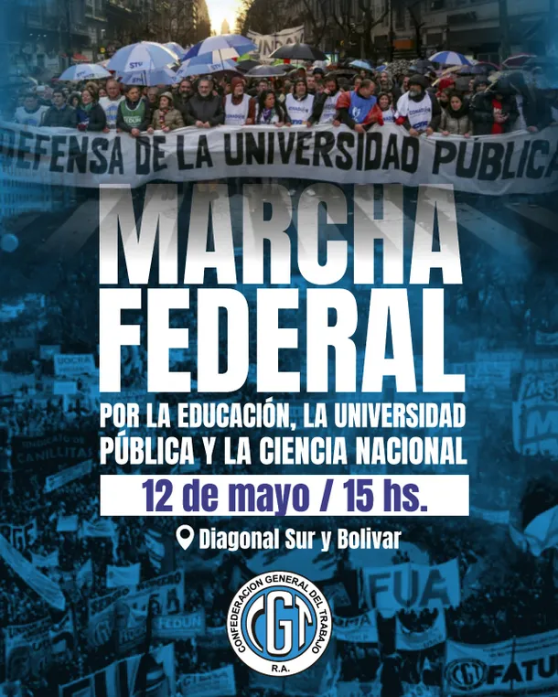 4º Marcha Federal Universitaria: el país se moviliza en defensa de la educación pública y los salarios