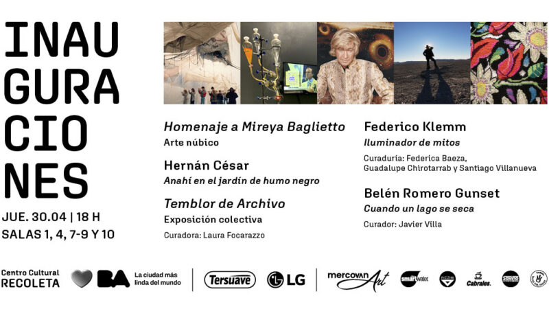 Explosión de arte en El Recoleta: de la vanguardia de Klemm al universo de Mireya Baglietto