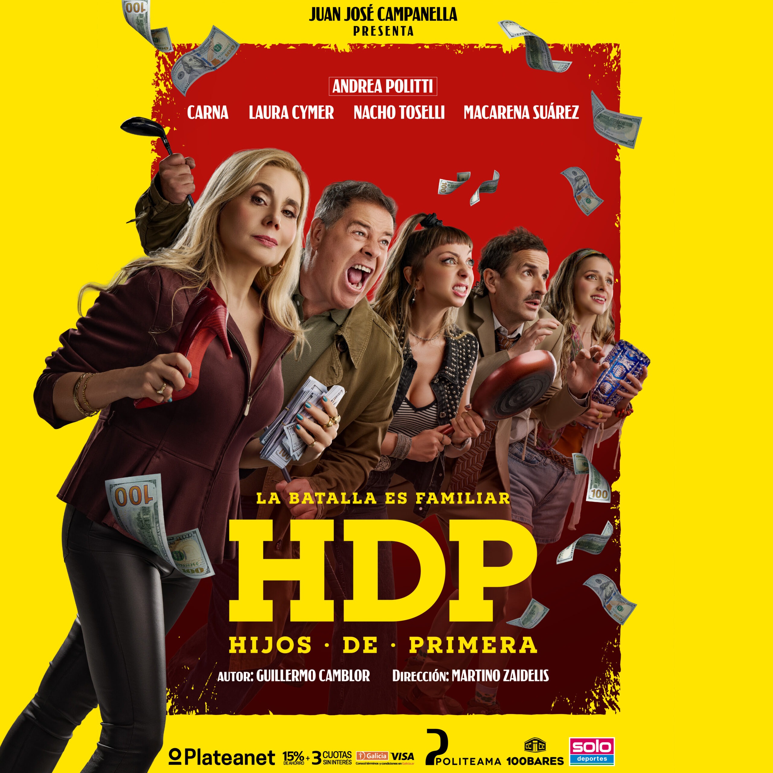 Codicia y locura familiar: Juan José Campanella presenta «HDP Hijos de Primera»