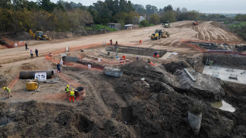 Nueva bajada de la autopista en City Bell: sigue la obra que beneficiará a más de 36 mil usuarios