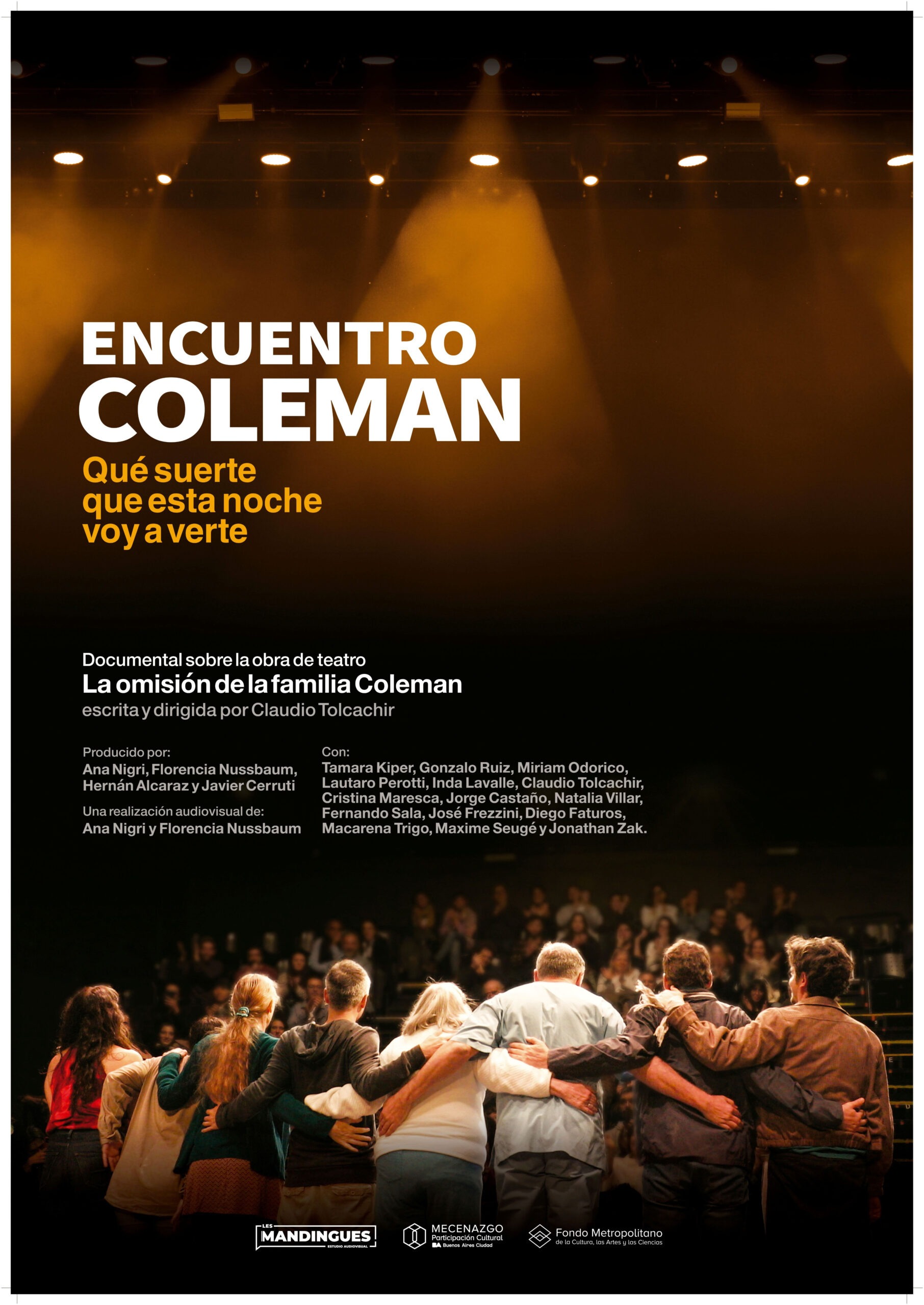 «Encuentro Coleman»: llega al Cine Arte Cacodelphia el filme sobre la emblemática obra de Claudio Tolcachir