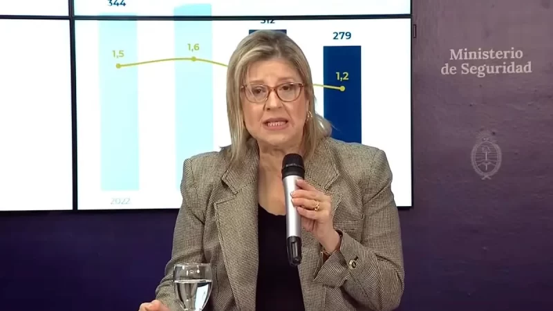 Monteoliva presentó las Estadísticas Criminales con una baja histórica en la tasa de homicidios