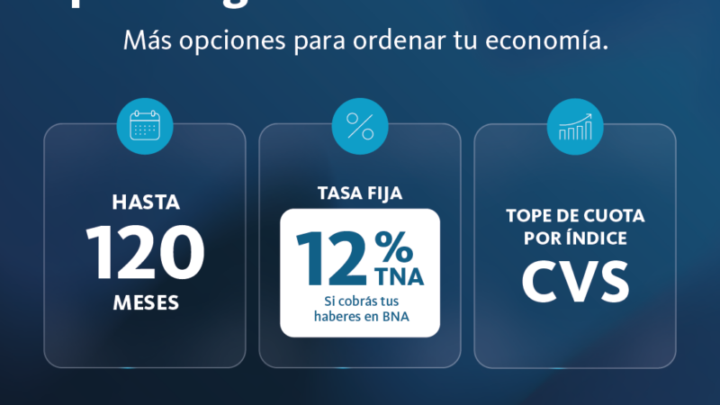 El Banco Nación suma una línea UVA para regularizar deudas en mora
