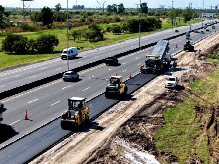 El gobierno bonaerense avanza con las obras del cuarto carril en la Autopista Buenos Aires – La Plata
