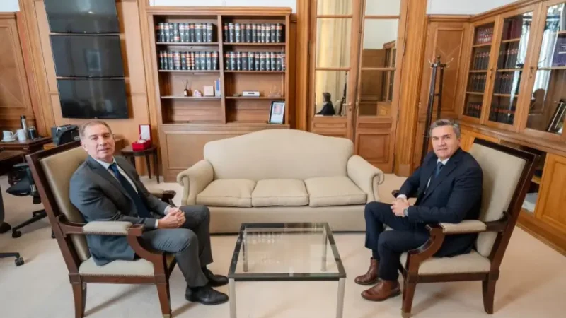 Santilli recibió a Zdero para articular proyectos comunes y la reforma electoral