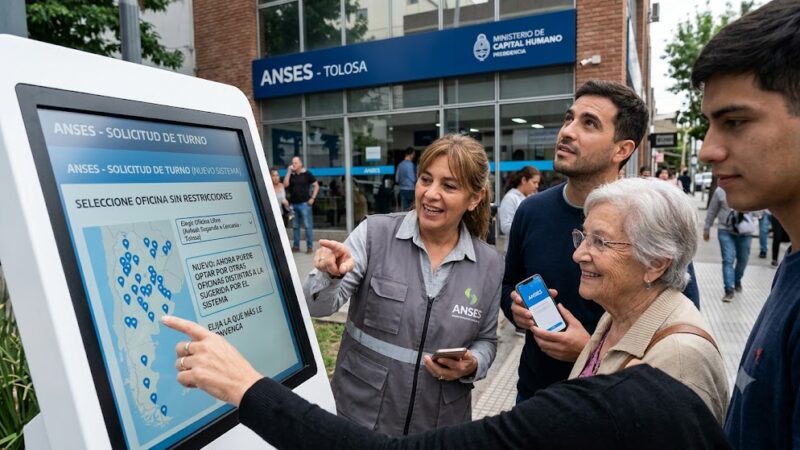 Facilidades en la atención: ANSES permite desde ahora elegir cualquier oficina del país para realizar trámites