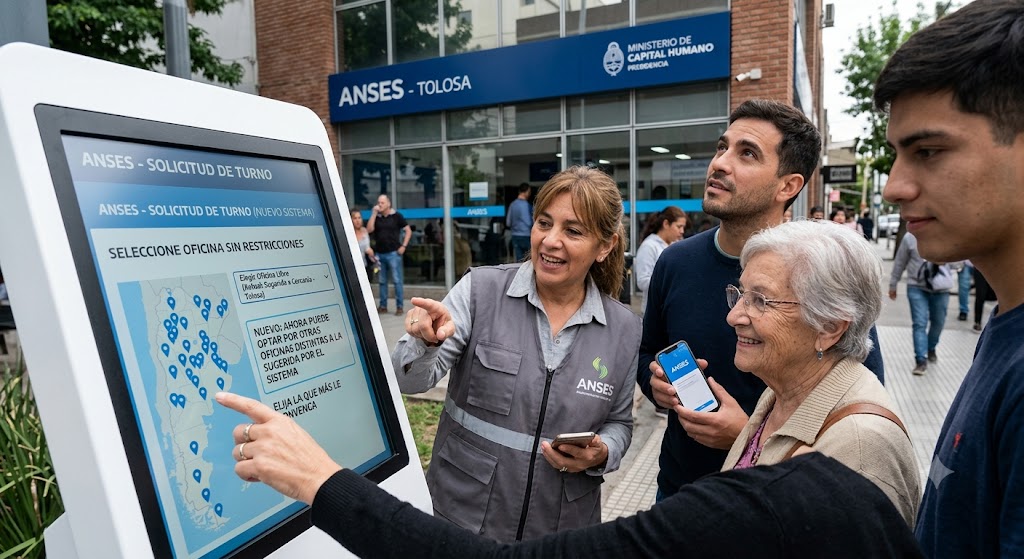Facilidades en la atención: ANSES permite desde ahora elegir cualquier oficina del país para realizar trámites
