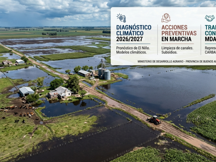 Ante la probabilidad de un evento El Niño 2026/2027 el gobierno bonaerense lanza medidas preventivas