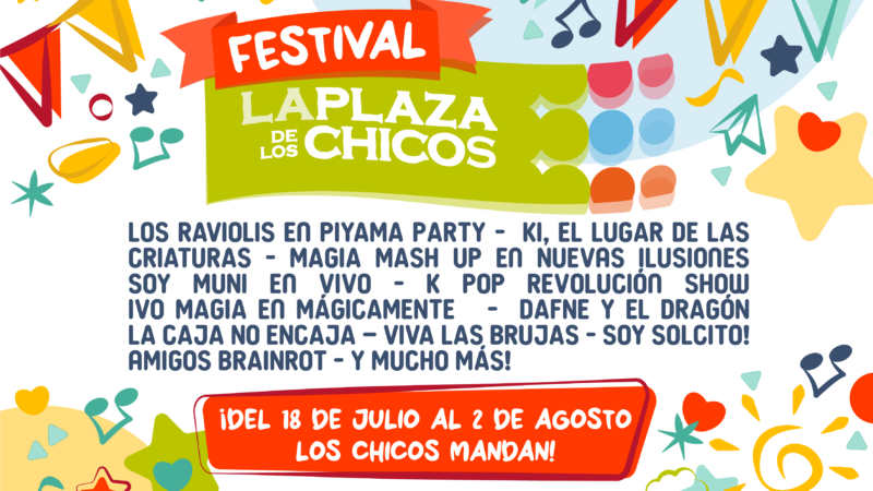 Vacaciones de invierno en el Paseo La Plaza: descubrí las obras y actividades de La Plaza de los Chicos 2026