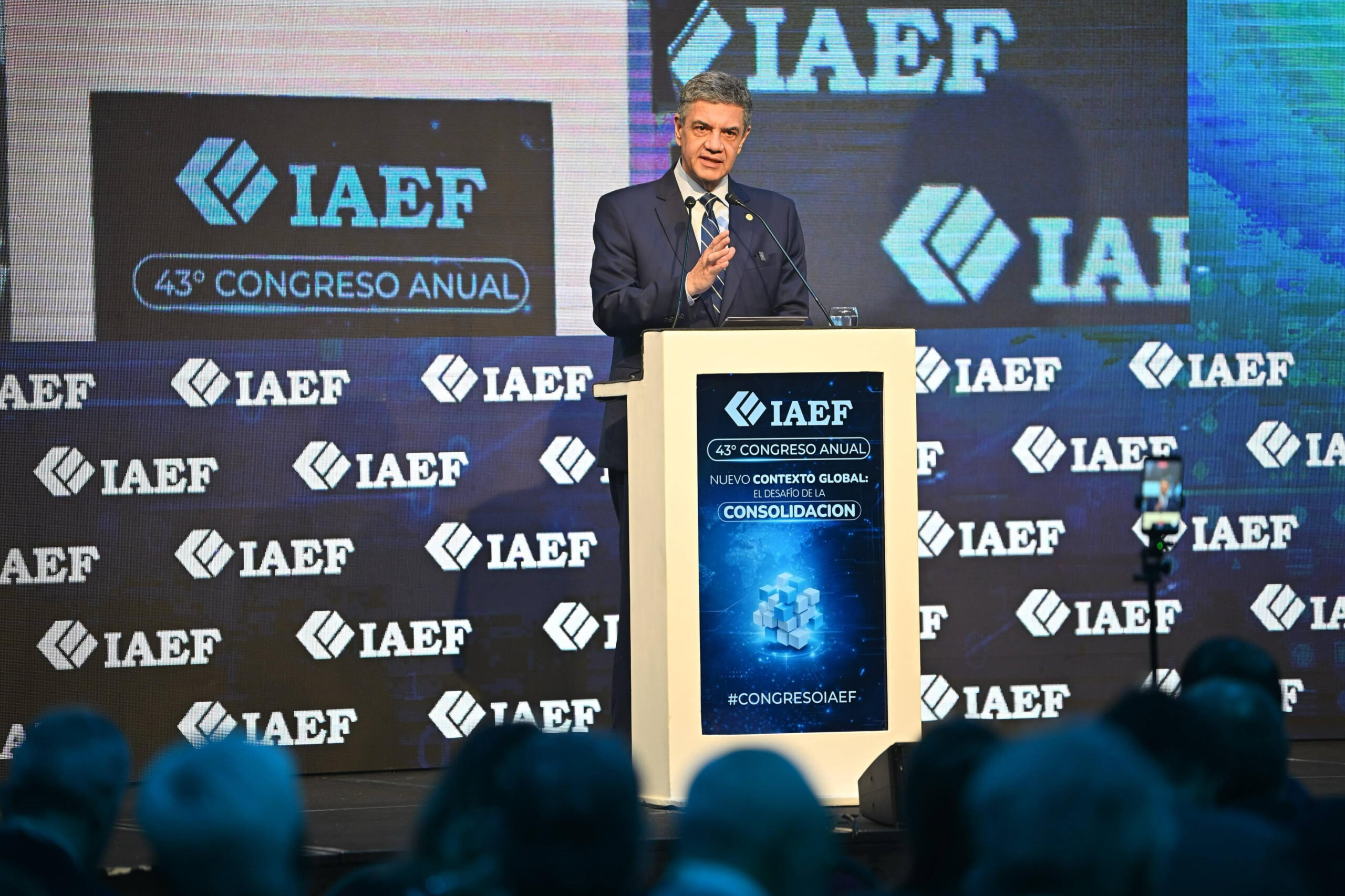 «Estamos en la senda correcta»: Jorge Macri habló en la apertura del 43° Congreso del IAEF