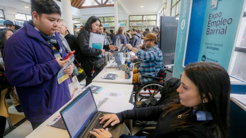Inclusión laboral: más de 425 personas participaron de la Expo Empleo Barrial para personas con discapacidad