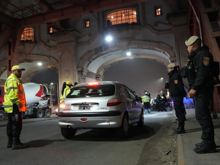 «Operación Muro»: despliegan un masivo control vehicular y de seguridad en los accesos a CABA